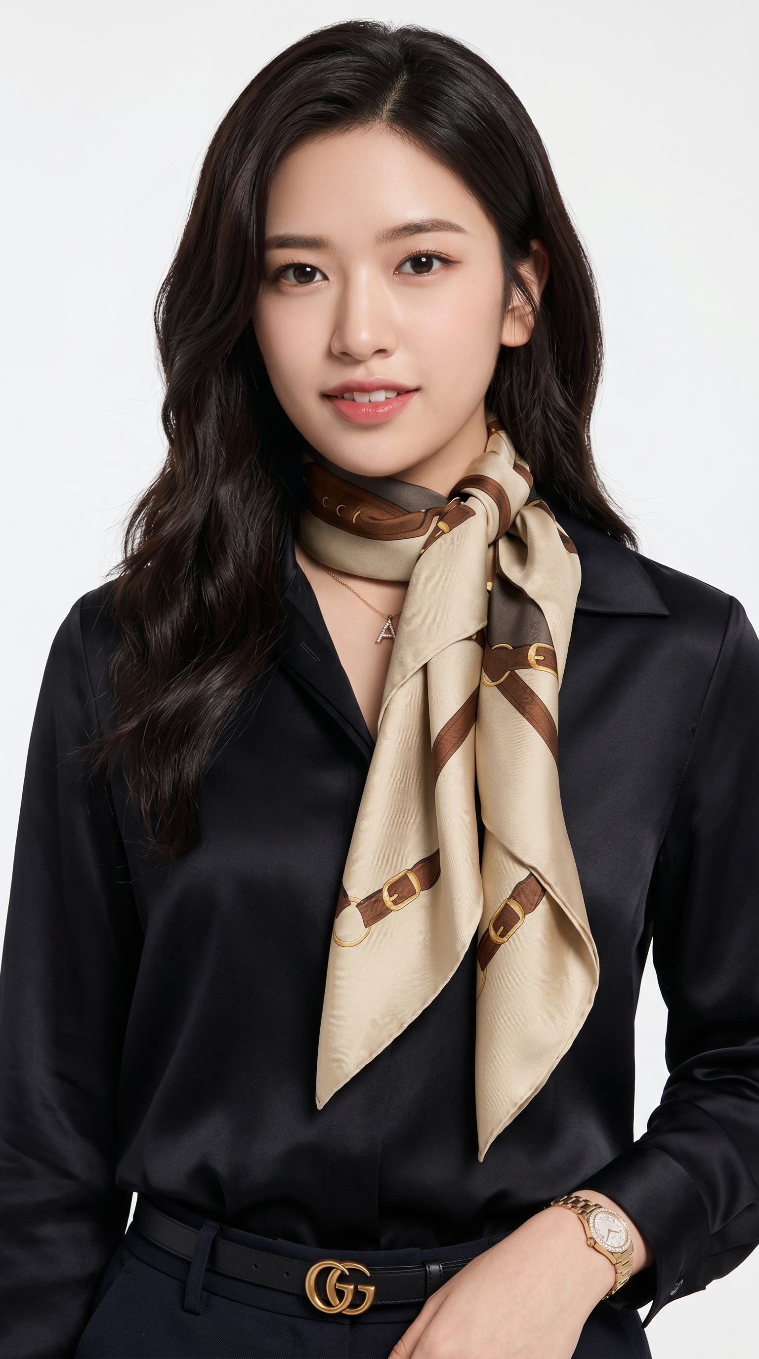 566 구 GUC 90x90 실크 스카프 시리즈
