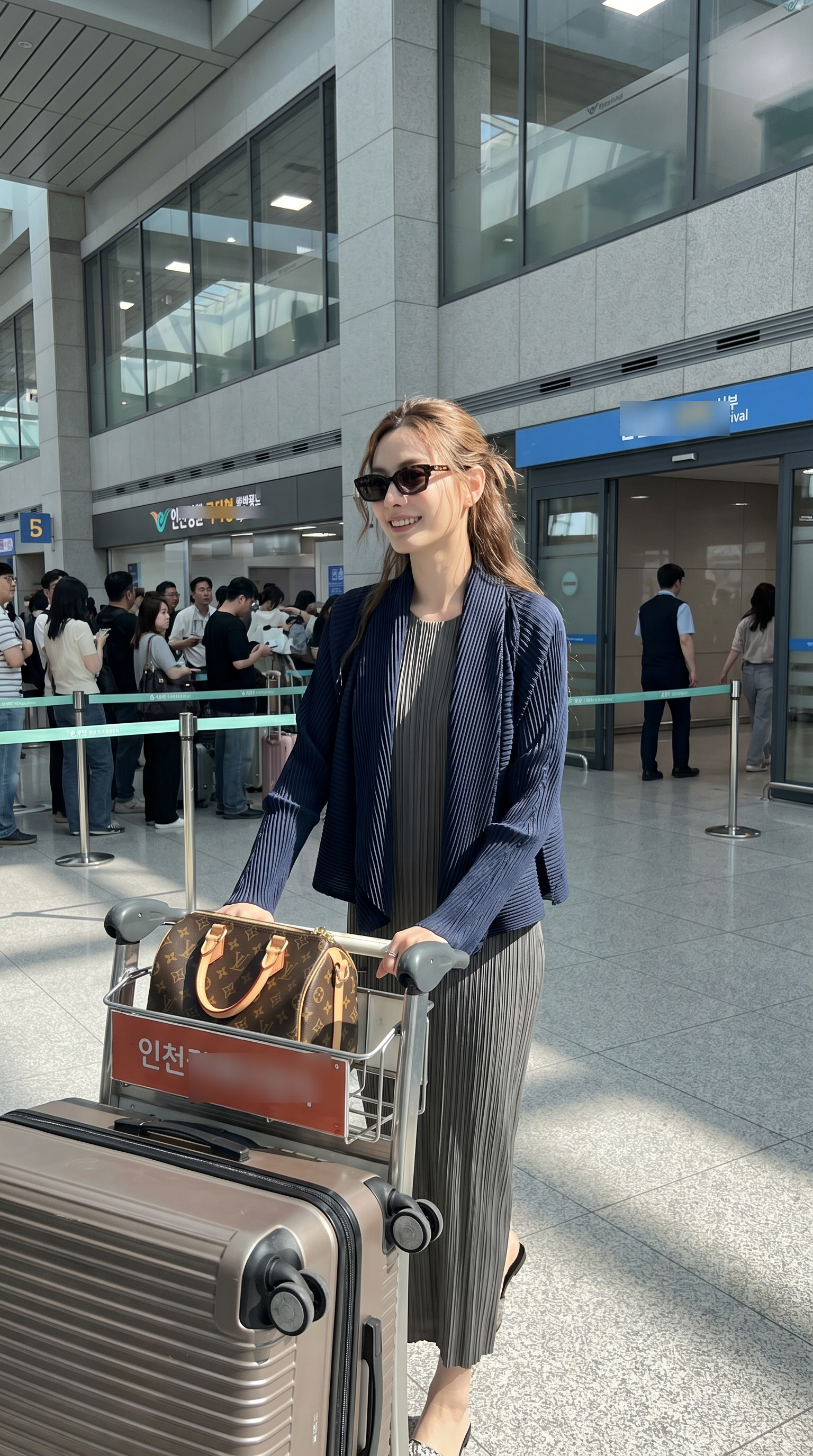598 이세 ISE 플리츠플리즈 원피스