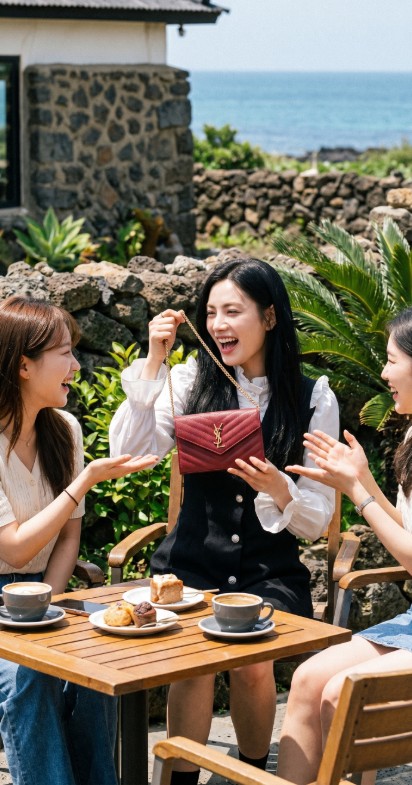 747 생로 SAI 엔벨로프 체인 숄더백 (에릴)