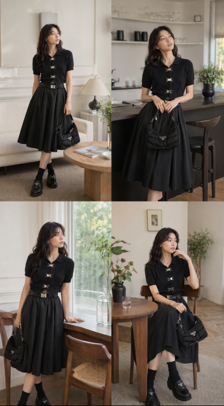 014 프라 PRA 여성 리나일론 스커트